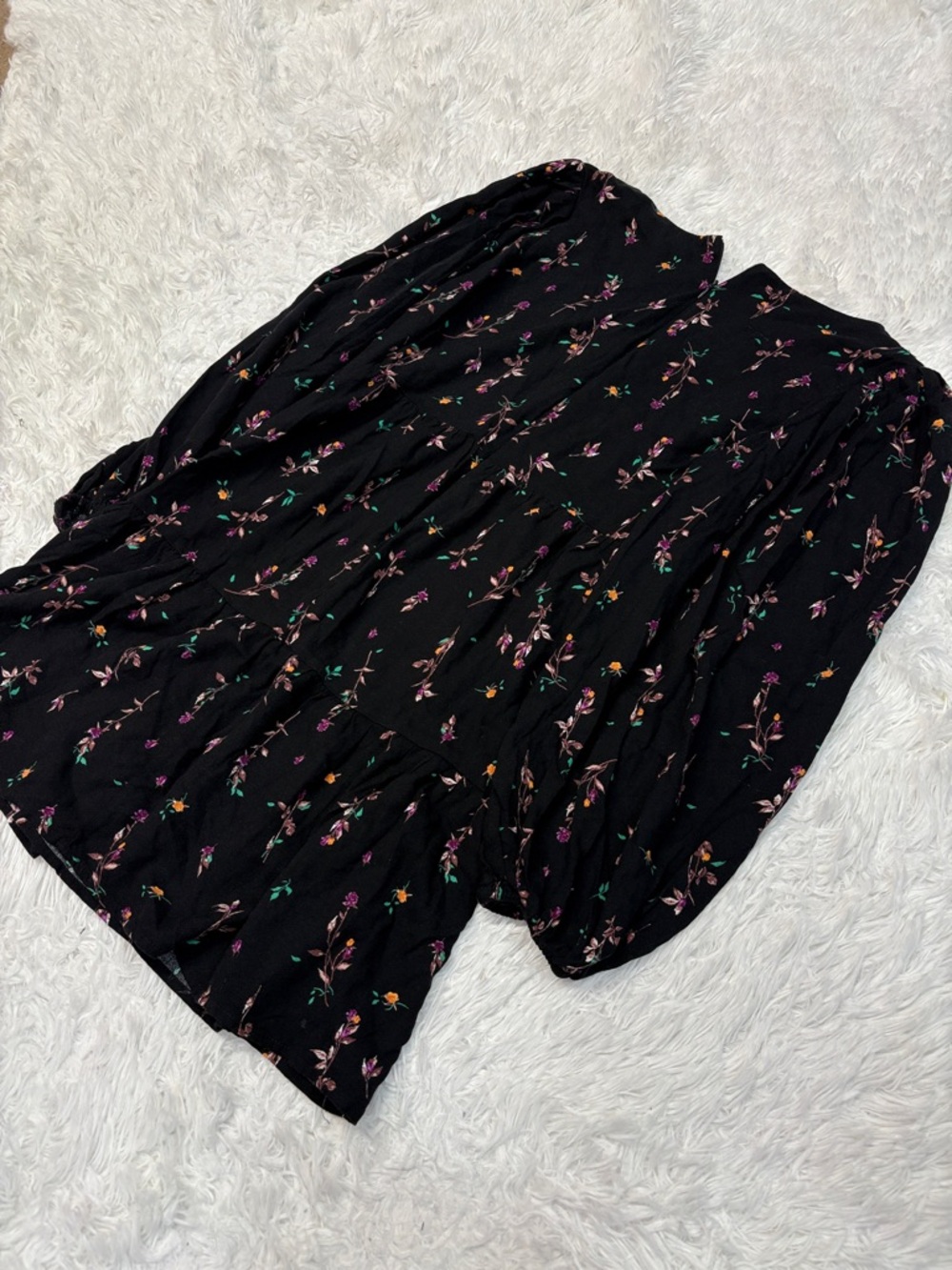 AFRM Channa Ruched Sweetheart Neck Floral Mini Dress - Picture 5 of 5